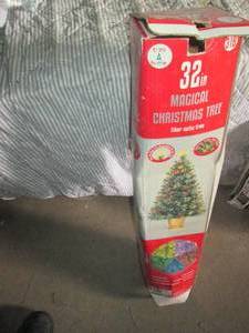 lot 184 image: 32in Magical fiber optic Christmas ...