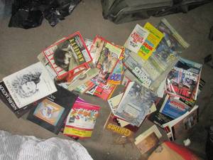 lot 185 image: Large stack of sports magazines, ye...