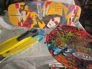 lot 202 image: Melissa Marquardt water skate board...