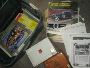 lot 217 image: Tote with a variety of automotive r...