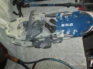 lot 236 image: Sherpa 825 snow shoes with poles an...