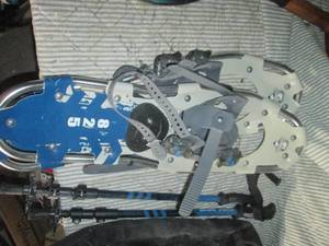 lot 237 image: Sherpa 825 snow shoes with poles an...