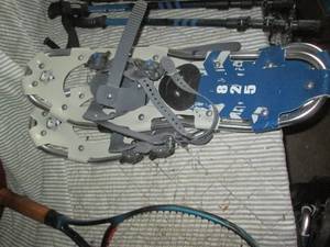 lot 238 image: Sherpa 825 snow shoes with poles an...