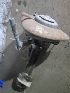 lot 1 image: Vintage Champion boat motor...