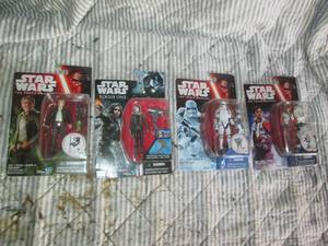 lot 260 image: 4pc Star Wars action figures and co...