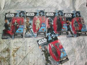 lot 263 image: 5pc Star Wars action figures and co...