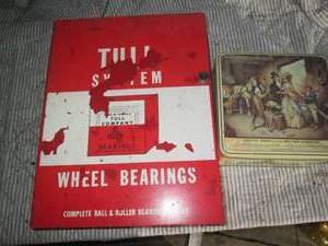 lot 274 image: Vintage metal Wheel bearing wall ca...