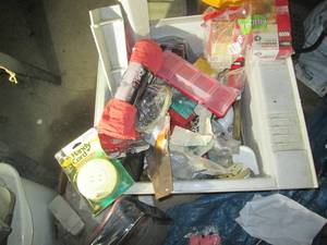 lot 277 image: Unused utility sink full of plumbin...