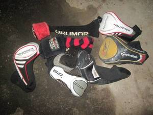 lot 292 image: Variety of golf club boots, socks a...