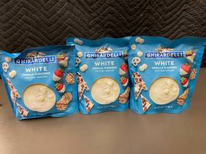 Ghirardelli White Vanilla Flavored Melting Wafers 3-Pack 10oz Each
