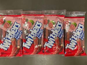 4 Packs Twizzlers Filled Twists Tropical Blast 7oz BB 04 2025