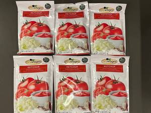 lot 29 image: Mrs. Wages Ketchup Tomato Seasoning Mix, 6 x 5 oz Pouches, Best By 112025