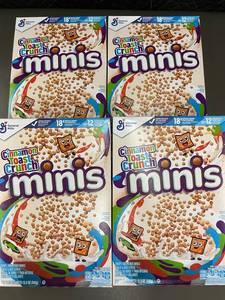 lot 304 image: 4 boxes Cinnamon Toast Crunch Minis Cereal, 12.3oz (Best by 4172025)