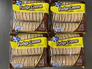 lot 363 image: Lil Dutch Maid Fudge Creme Cookies 11.8 oz Packs - 4 packs