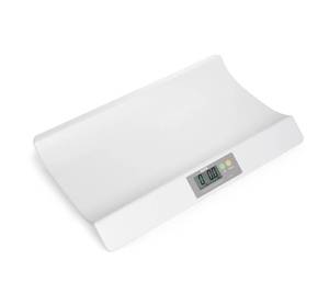 lot 27 image: Tanita BD-585 Digital Baby Scale - Easy to Use Device, 40 lbs Weight Capacity, Clear Digital Measurement Reading - Good Condition 1st Pic is a stock pic - actual scale has yellowing to plastic shown in pictures