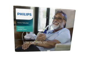 lot 28 image: NEW In Open Box Philips Home Compressor Nebulizer System - Effective Aerosol Delivery, Portable Home Use, Suitable for Most Respiratory Conditions - Great Condition