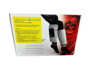 lot 37 image: MSRP $1200 NEW Open Box ManaMed PF0001 PlasmaFlow DVT Compression System - Easy-To-Use Sequential Compression, Promotes Circulation, Long-Lasting Rechargeable Battery