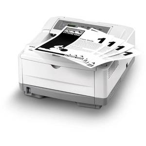 lot 48 image: OKI Printing Solutions B4400B4600 Mono Printer - Crisp Black and White Pages at High Speed, Wide Range of Print Media, Multi-Function - Excellent Condition