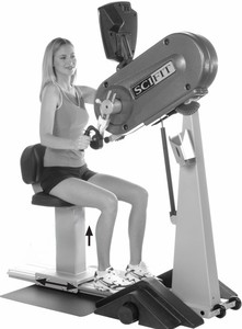 lot 1 image: MSRP $8000 SciFit UBE Upper Body Ergometer - Bi-Directional PT Commercial Physical Therapy Exercise Machine, Used In A PT Clinic For Rehabilitation & Strengthening Of Upper Body Muscles - Great Condition