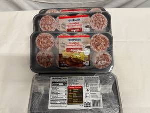 lot 266 image: 4x 12oz Breakfast Sausage Patties-Food Lion