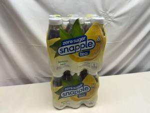 lot 25 image: 2x 6pack Zero Sugar Snapple -Lemon Tea