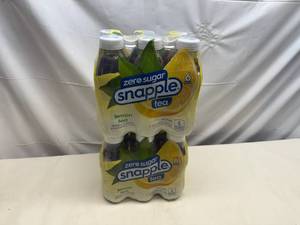 lot 26 image: 2x 6pack Zero Sugar Snapple -Lemon Tea