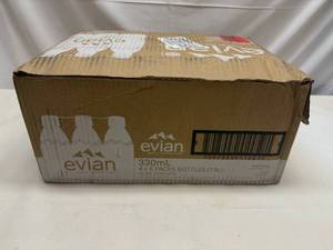 lot 55 image: 24x 11.2oz Bottles Evian Water