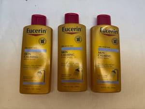 lot 58 image: 3x 16.9oz Eucerin Skin Calming Body Wash