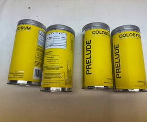 lot 73 image: 4x 2.1oz Unflavored Colostrum
