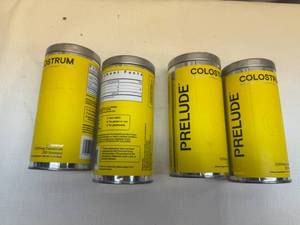 lot 74 image: 4x 2.1oz Unflavored Colostrum