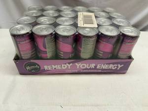 lot 119 image: 24x 8.5oz Kombucha Energy-Berry