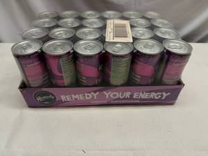 lot 120 image: 24x 8.5oz Kombucha Energy-Berry