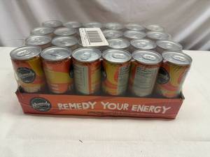 lot 122 image: 24x 8.5oz Kombucha Energy-Tropical