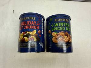 lot 129 image: 2x 1lb 5oz Planters Nuts