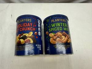 lot 130 image: 2x 1lb 5oz Planters Nuts