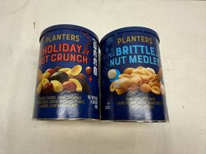 lot 132 image: 2x 1lb 5oz Planters Nuts