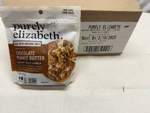 lot 136 image: 10x 4oz Purely Elizabeth Granola-Chocolate Peanut Butter