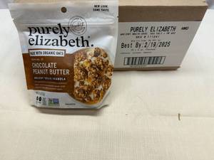 lot 137 image: 10x 4oz Purely Elizabeth Granola-Chocolate Peanut Butter