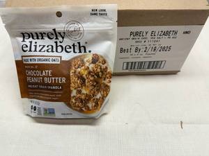 lot 138 image: 10x 4oz Purely Elizabeth Granola-Chocolate Peanut Butter