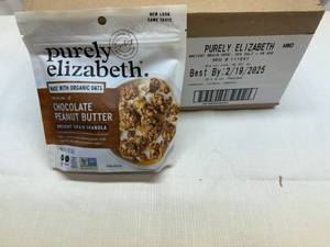 lot 140 image: 10x 4oz Purely Elizabeth Granola-Chocolate Peanut Butter