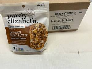 lot 141 image: 10x 4oz Purely Elizabeth Granola-Chocolate Peanut Butter