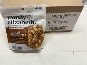 lot 142 image: 10x 4oz Purely Elizabeth Granola-Chocolate Peanut Butter