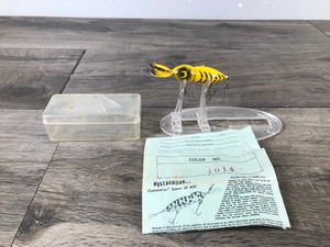 lot 212 image: Collectible Whopper Stopper - HellBender Fishing Lure in Plastic Case with Paperwork