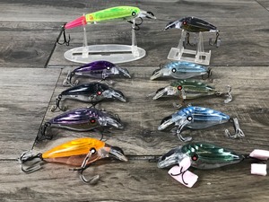 lot 214 image: Lot of 10 Collectible Rebel Blackstar Fishing Lures