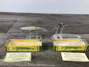 lot 218 image: 2 - Collectible Cisco Kid Fishing Lures in Original Boxes