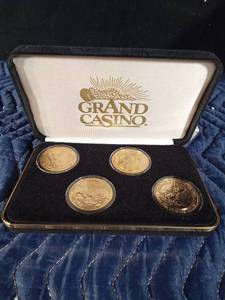 lot 31 image: 1995-1996 Wildlife Series II Grand Casino coin set