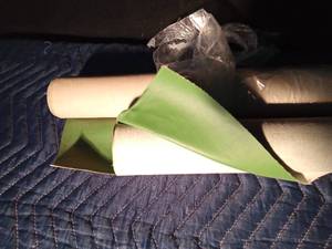 lot 42 image: 2 rolls of vinyl material