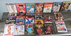 lot 238 image: Lot of 27 Adult Magazines - Playboy
