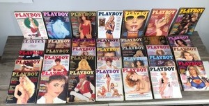 lot 241 image: Lot of 34 Adult Magazines - Playboy