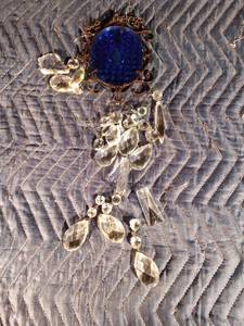 lot 51 image: Sun catcher with real crystals